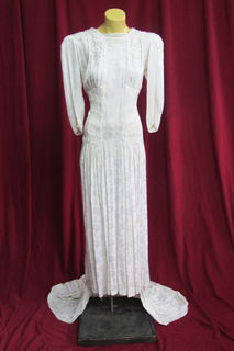 Wedding Dress 1940s sz. 10 45320048