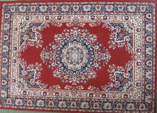 Persian Rug, Red Blue, White (1.7x1.2m)