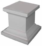 Base for Urn Small White (H: 38cm W+D: 35cm)