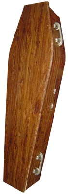#10 Coffin Woodgrain Old (1.8m x 0.8m x 0.4m approx)