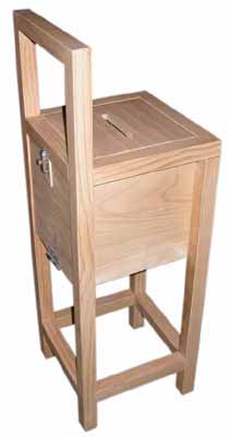Ballot Box Wooden.