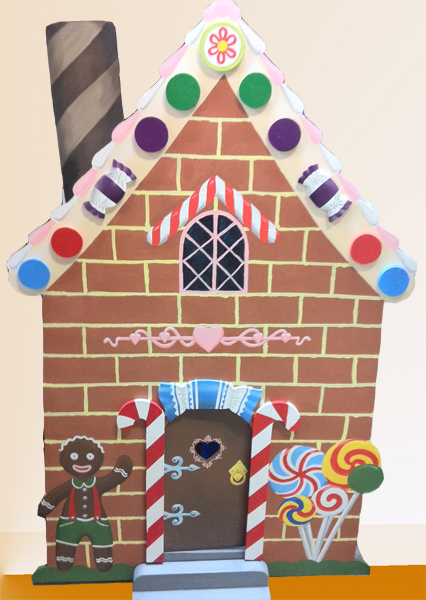 Gingerbread House - First Scene - NZ's largest prop & costume hire company.